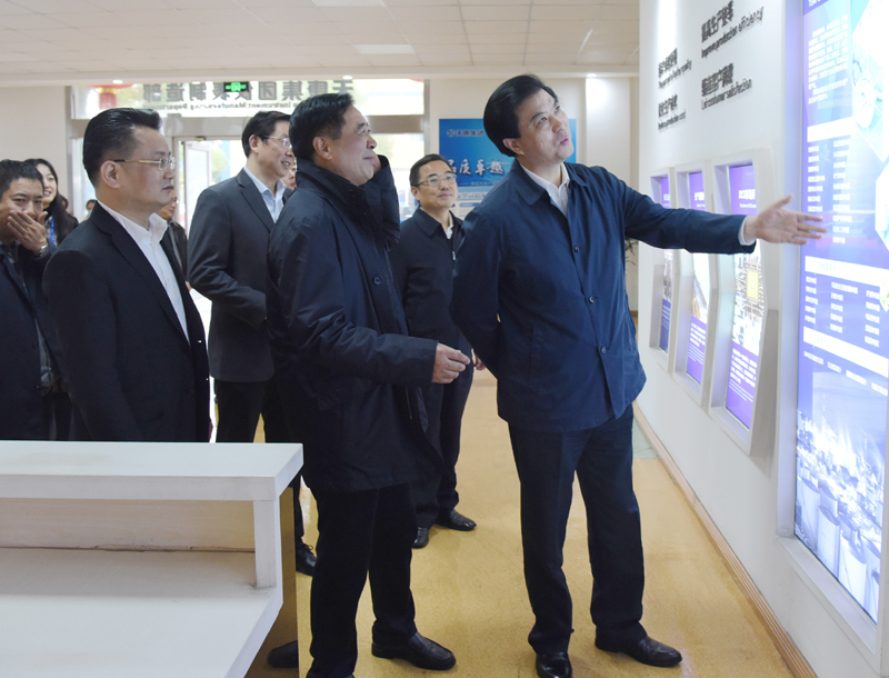 安徽省委常委、省委秘書長、統戰部長陶明倫一行來安徽天康集團調研工作。