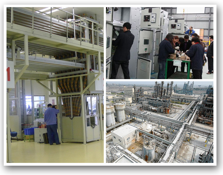 天康為河南某化工廠配電裝置進行改造